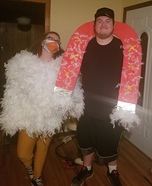 Chick Magnet and his Chick Homemade Costume