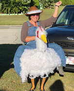 Chicken Rodeo Homemade Costume