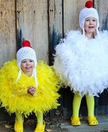 Chicken Twins Homemade Costume