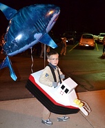 Chief Brody and Jaws Homemade Costume