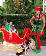 Christmas for Halloween Homemade Costume