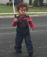 Homemade Toddler Chucky Costume