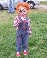 DIY Girl's Chucky Costume