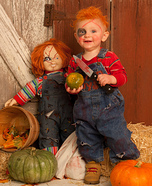 Homemade Chucky Baby Costume