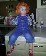 Homemade Chucky Baby Costume