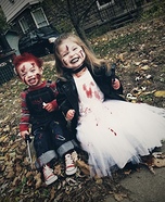Chucky and Bride of Chucky Homemade Costume