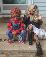 Chucky and Bride of Chucky Kids Homemade Costume