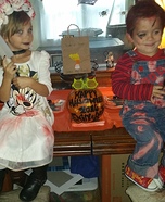 Chucky n Bride Homemade Costume