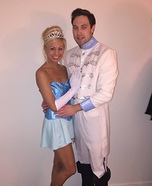 Cinderella and Prince Charming Homemade Costume