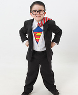Homemade Clark Kent Costume