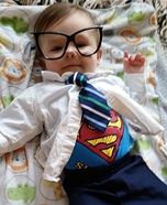 Easy Clark Kent Baby Costume