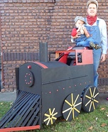 Conductor and Engineer Baby Homemade Costume