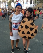 Cookies and Milk Homemade Costume