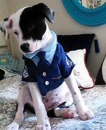 Cop an Attitude Dog Homemade Costume