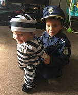 Cop and Prisoner Homemade Costume