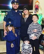 Cops and Robbers Homemade Costume