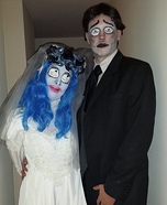 Corpse Bride and her Groom DIY Couple Costume