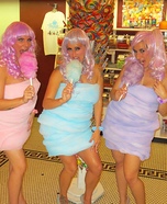Cotton Candy Girls Homemade Costume