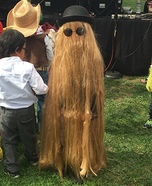 DIY Cousin Itt Costume