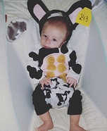 Cow Baby Homemade Costume