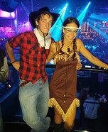 Cowboy and Indian Homemade Costume