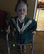 Creepy Old Lady Homemade Costume