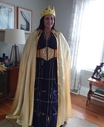 Crown Royal Gown with Cape Homemade Costume