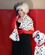 Cruella de Vil Homemade Costume