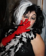 Cruella de Vil Homemade Costume
