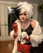 Cruella De Vil Homemade Costume
