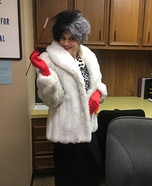 Cruella De Vill Homemade Costume