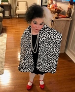 Cruella de Ville Homemade Costume