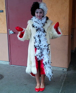 Cruella DeVil Homemade Costume