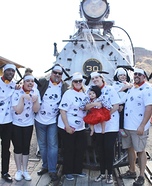 Cruella Deville and Puppies Homemade Costume