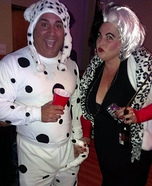 Cruella & Her Pup Couple Costume