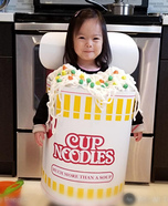 Cup Noodles Homemade Costume