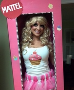 Cupcake Barbie in a Box Homemade Costume