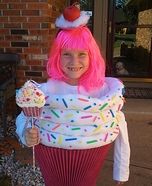 Cupcake Girl Homemade Costume