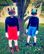 Cuphead and Mugman Homemade Costume