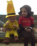 Curious George & Man in Yellow Hat Homemade Costume