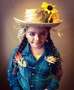 Cute Scarecrow Homemade Costume