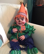 Cutest Scarecrow Baby Halloween Costume