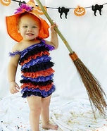 Cutest Witch Baby Homemade Costume