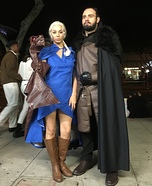 Daenerys Targaryen, Jon Snow and Dragon: Game Of Thrones Homemade Costume