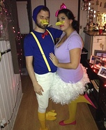Daisy and Donald Homemade Costume