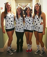 Homemade Dalmatians Group Costume