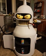 Dancing Bender Mascot Suit Homemade Costume