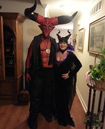 Lord of Darkness and Maleficent Homemade Costume