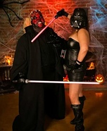 Darth Maul and Darth Vader Homemade Costume