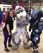 D'Asia the White Tiger Homemade Costume